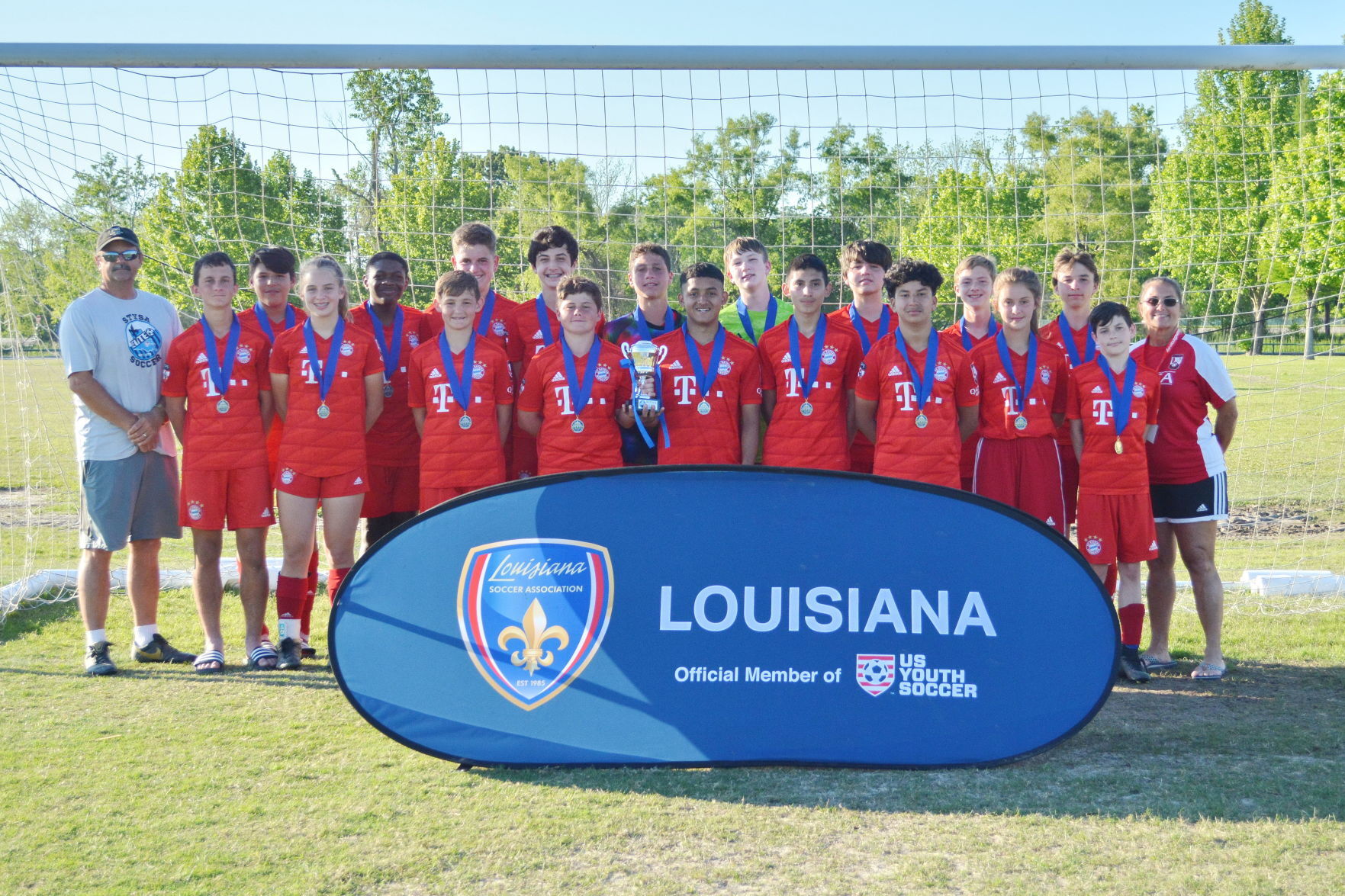 STYSA Elite 2007 BOYS, 2021 LSA State Open Cup Champions